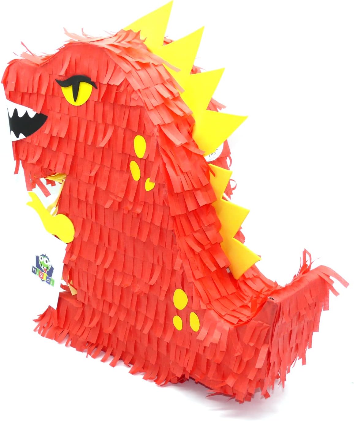 3D Dinosaurier-Piñata-Set mit Stock und Augenmaske