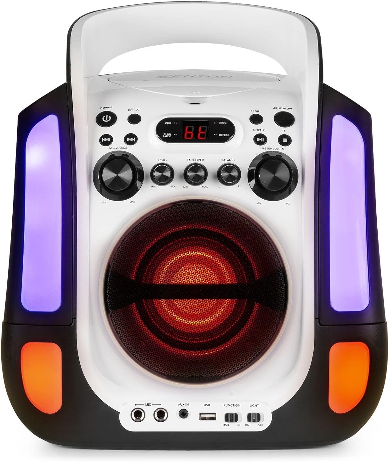 Karaoke Maschine SBS30W, SBS30W Karaoke CD BT White