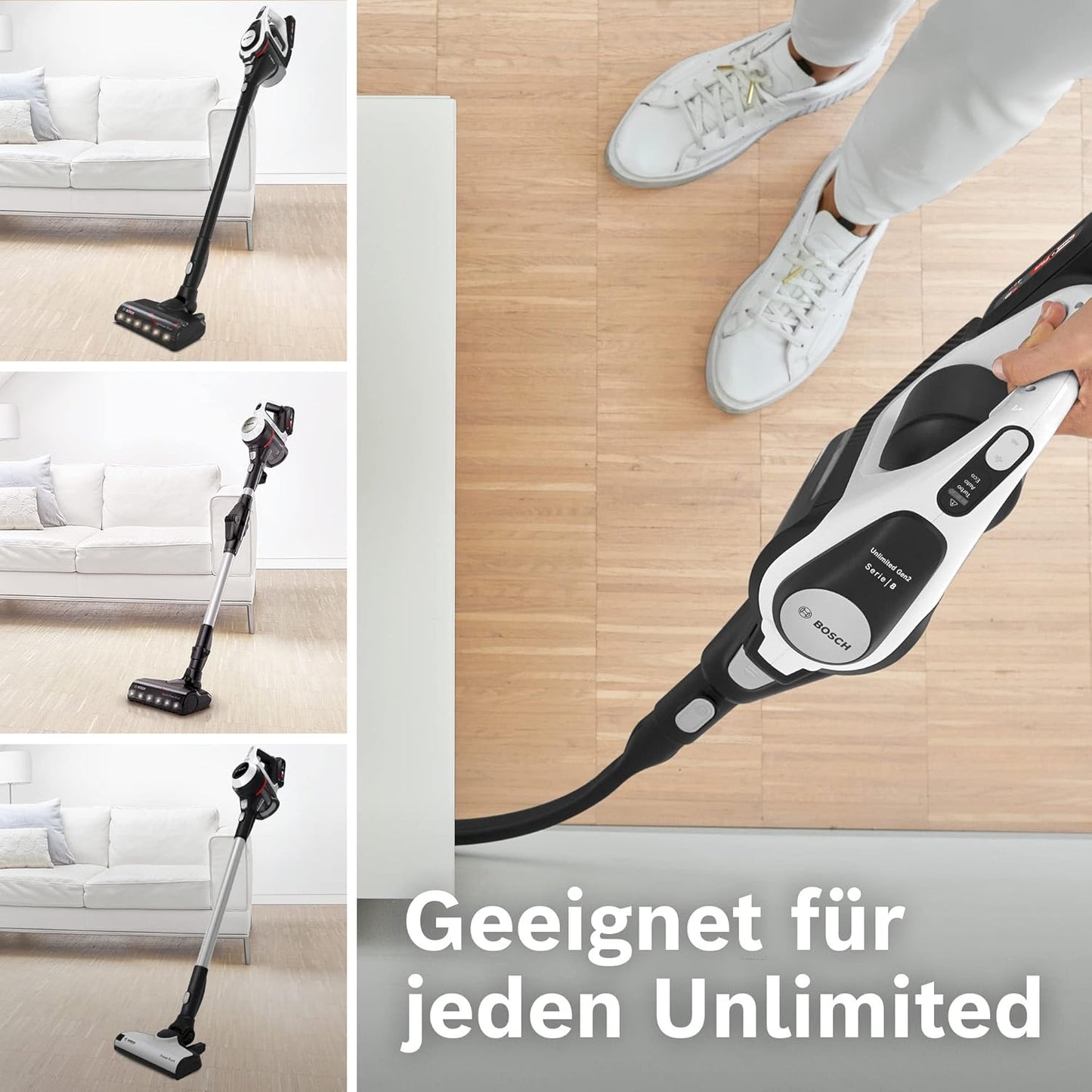 Flexible XXL-Fugendüse für Akku-Staubsauger