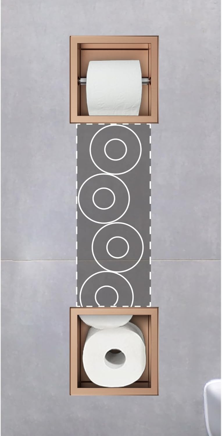 Toilettenpapierhalter, 74x20,8x14,75 cm Copper