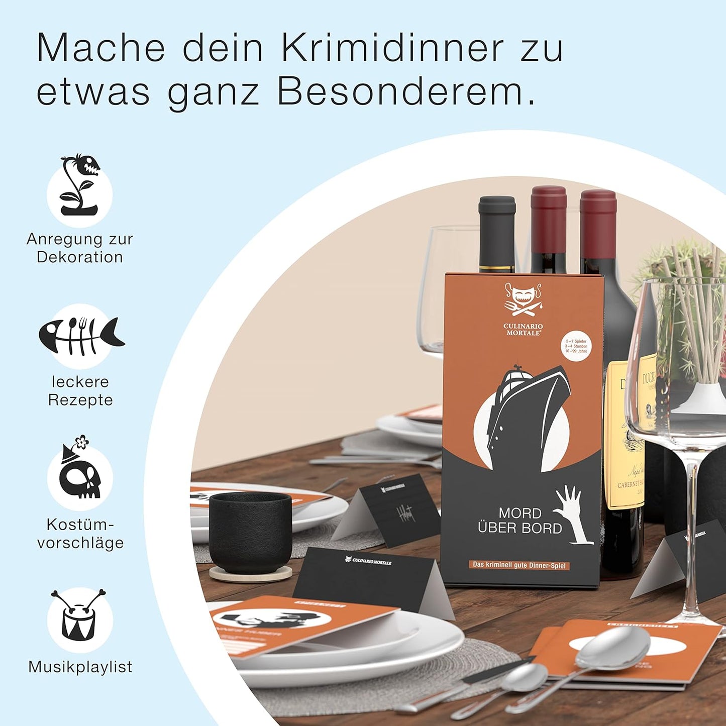 Mord über Bord - Krimidinner