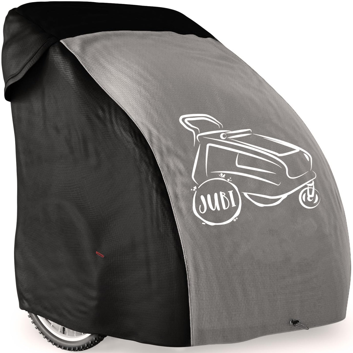 Abdeckung für Veloanhänger, Schwarz