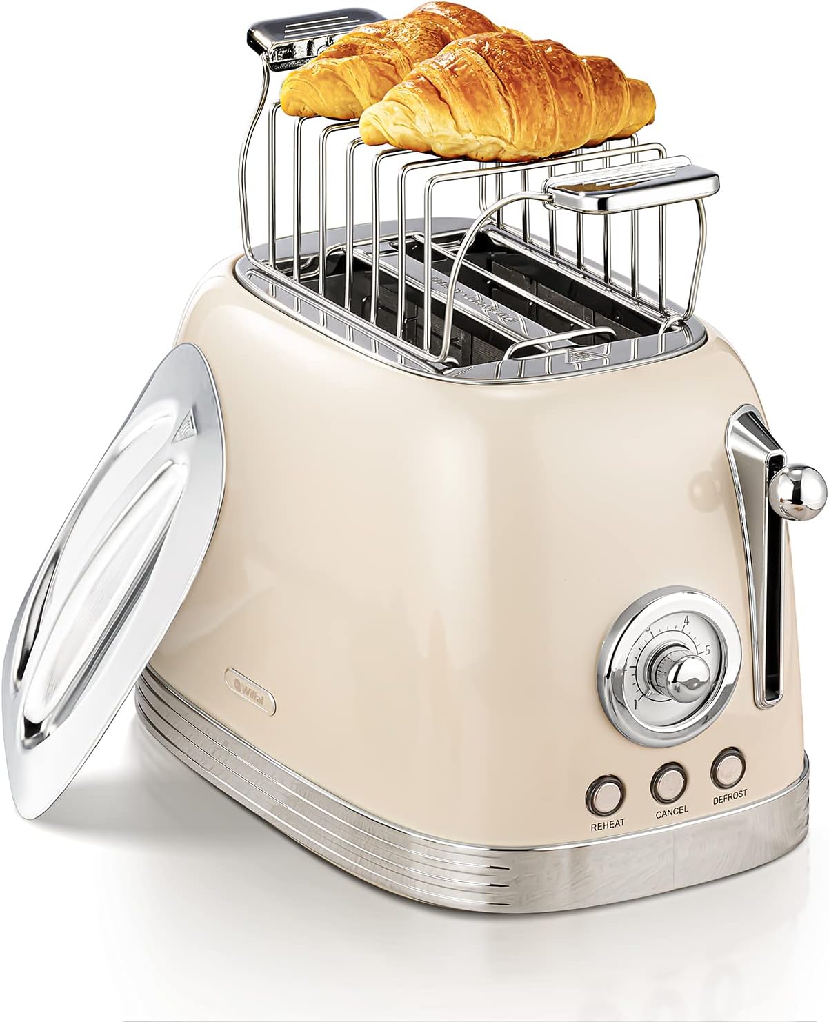TS-R1S Retro Toaster, Cremeweiss