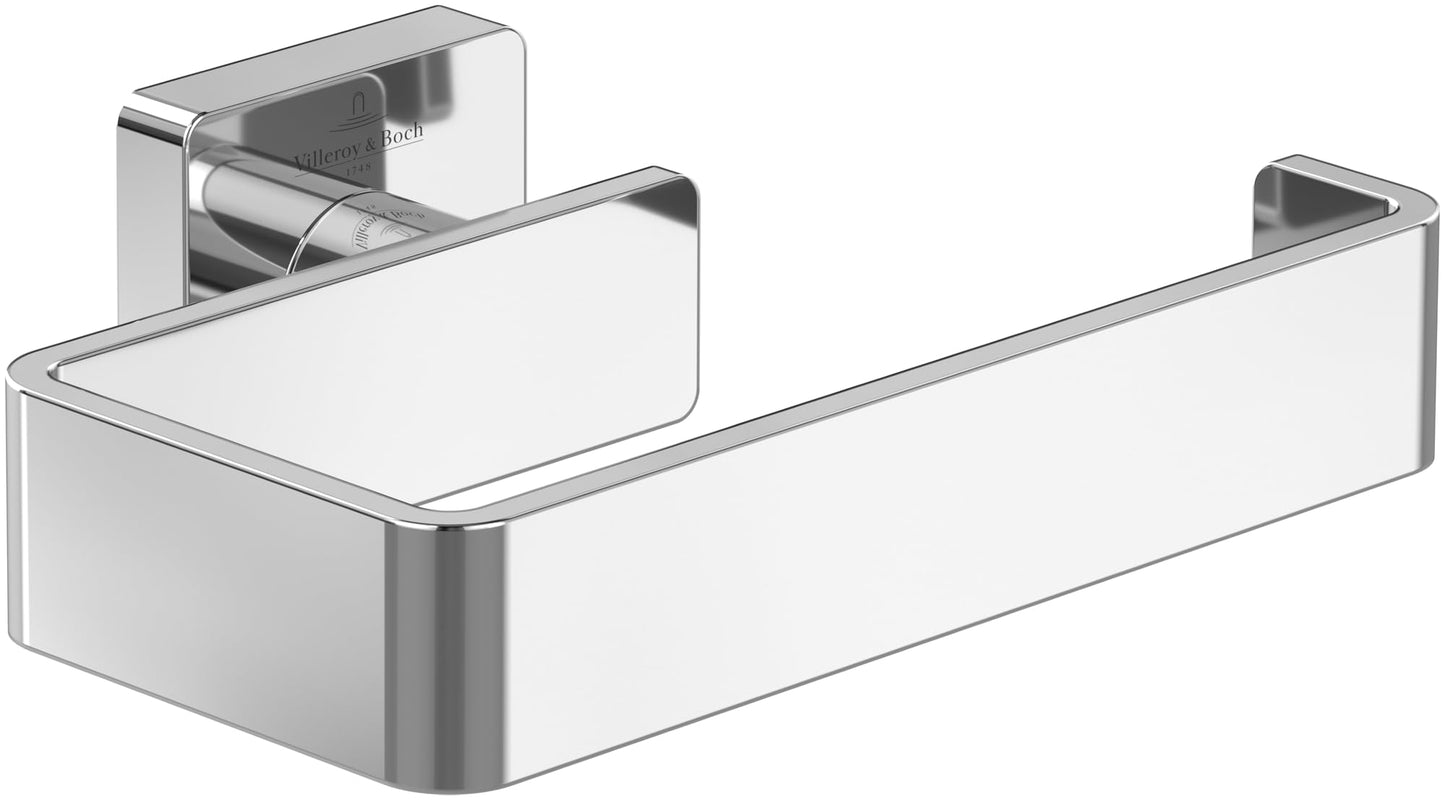 Elements - Striking Toilettenpapierhalter, eckig ohne Deckel Chrom