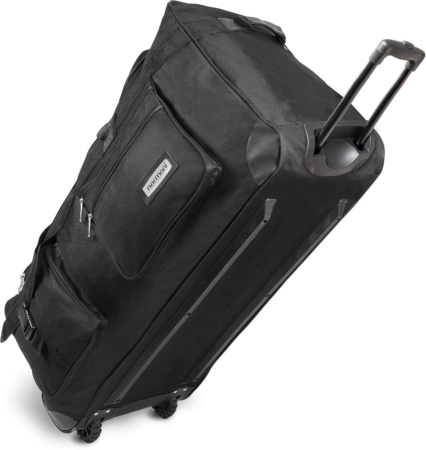 Reise- und Sporttasche mit Trolleyfunktion, 100L, Schwarz / 100 Liter XXL