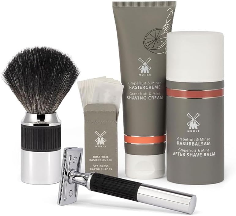 4-teiliges NEO Bundle Rasierset, Schwarz Set