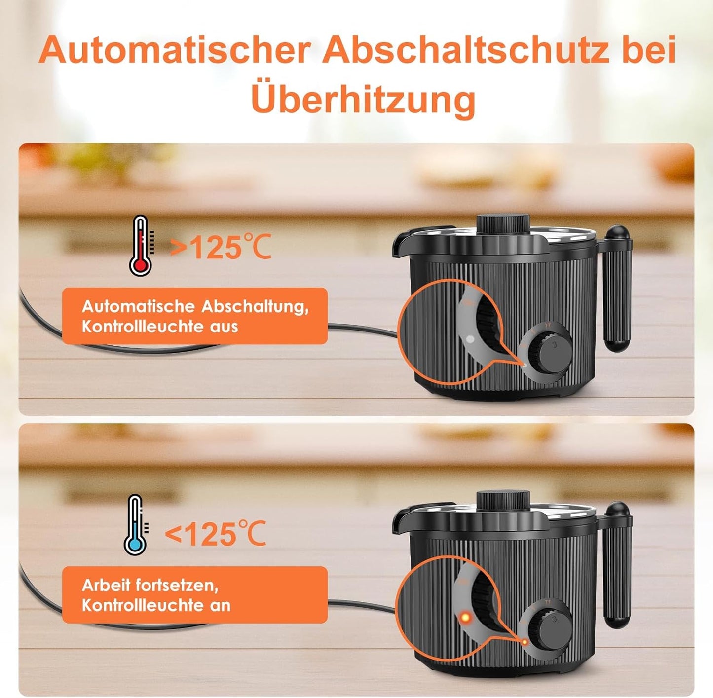 Kerzenwachs Schmelztopf mit Zubehör, Satz