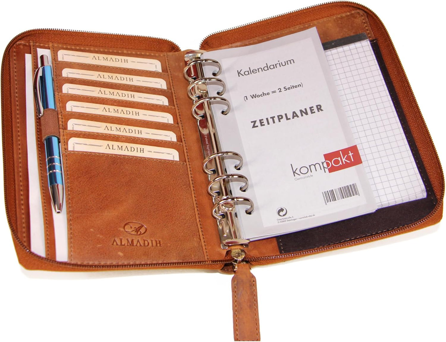 Terminplaner A6, Braun Deluxe