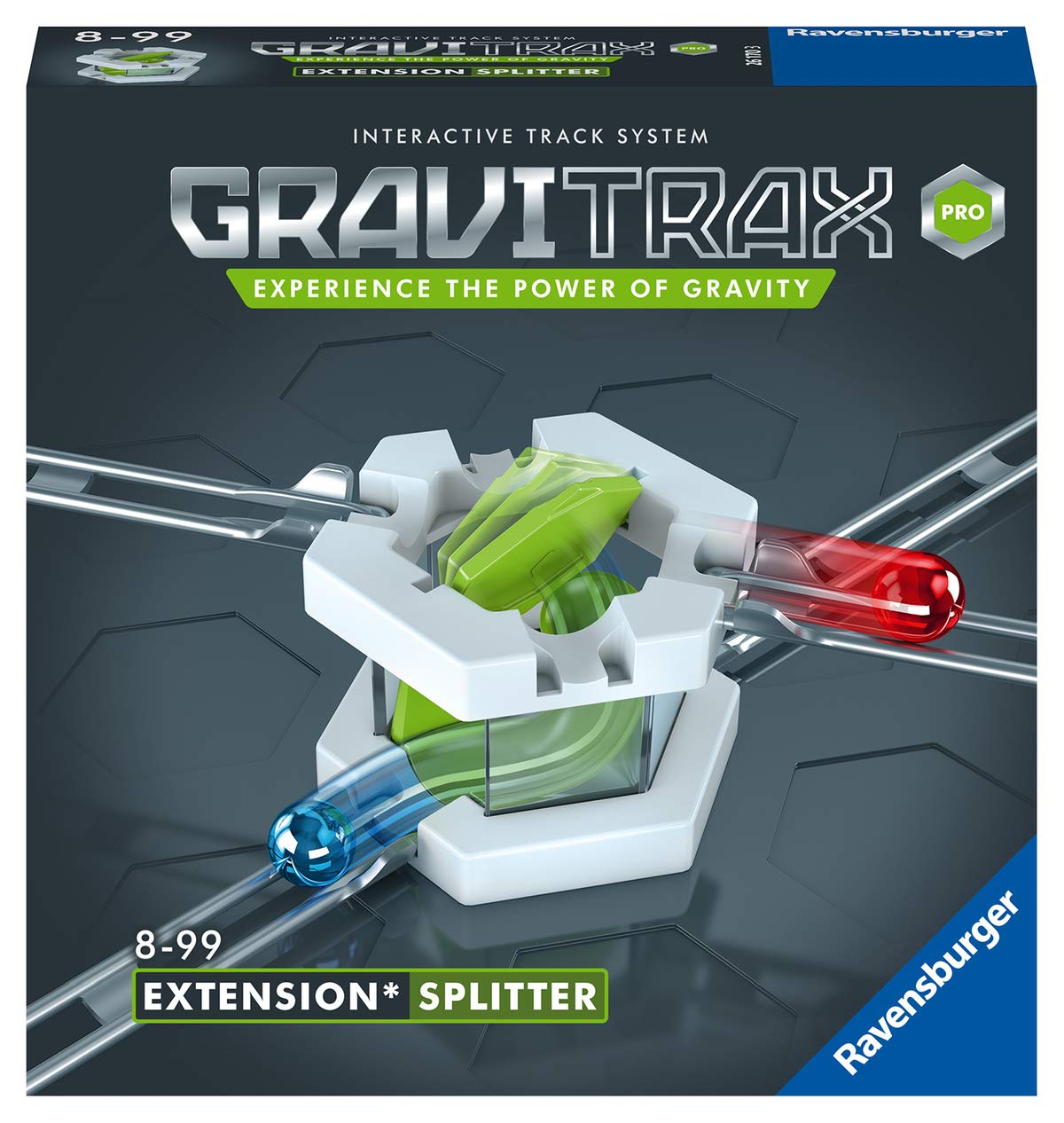 GraviTrax PRO Erweiterung Splitter für Kugelbahnen, Erweiterung Splitter - altes Verpackungsdesign