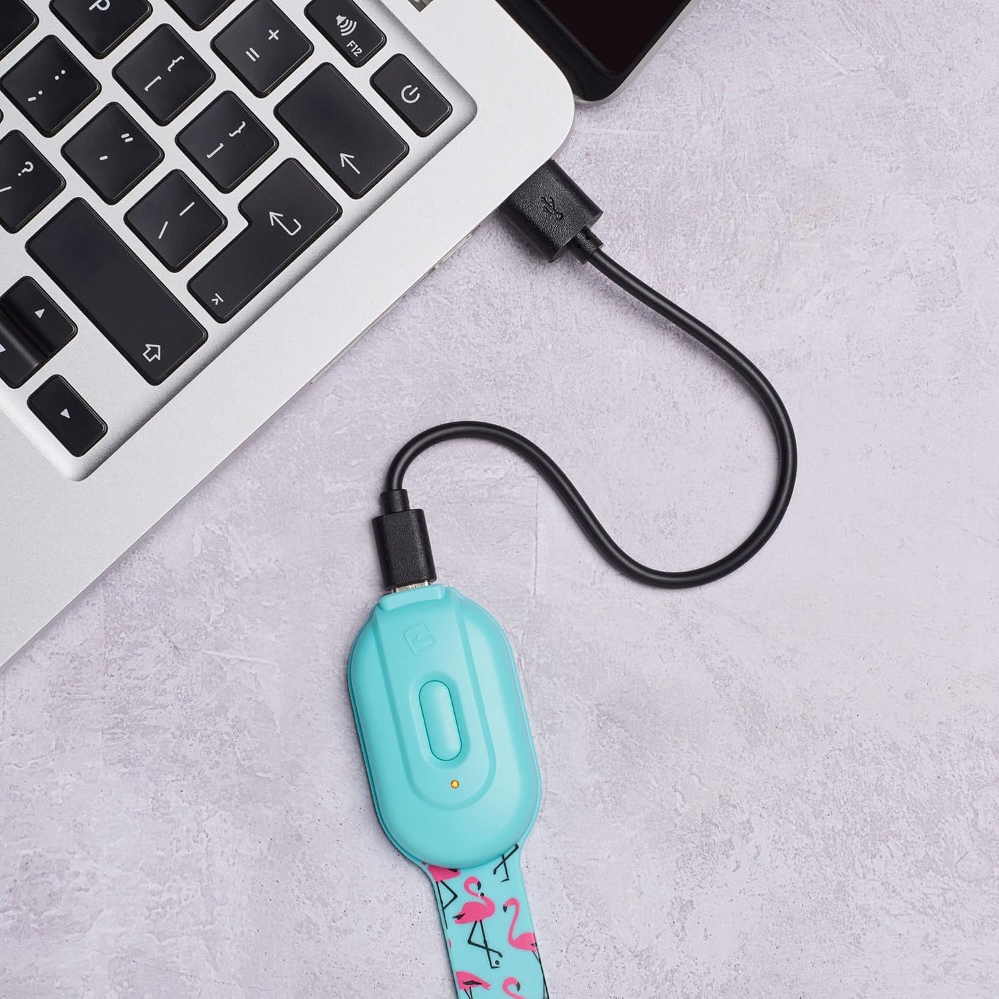 Clip-On-Leselampe & Lesezeichen, Flamingo