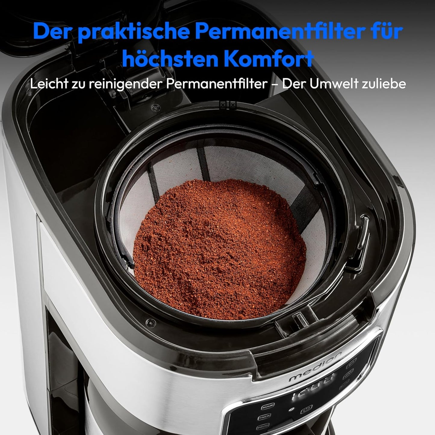 Kaffeemaschine mit Thermoskanne und Timer (10 Tassen)