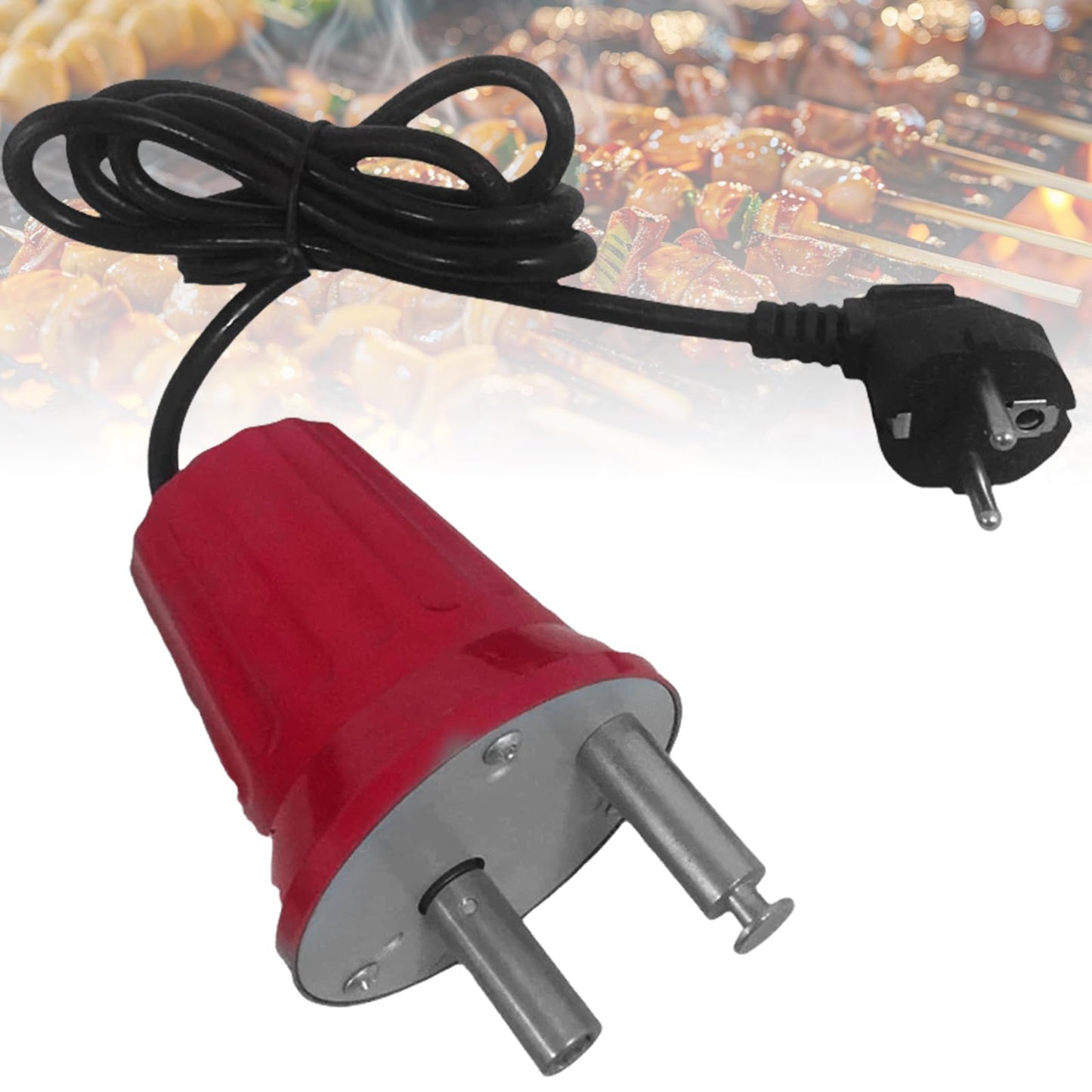FD801B Grillmotor für Grillspiess-Rotator, Rot