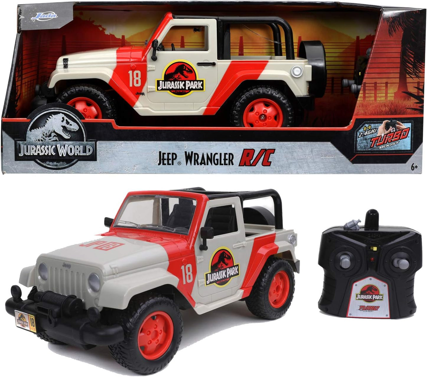 Jurassic Park RC Jeep Wrangler, Einheitsgrösse