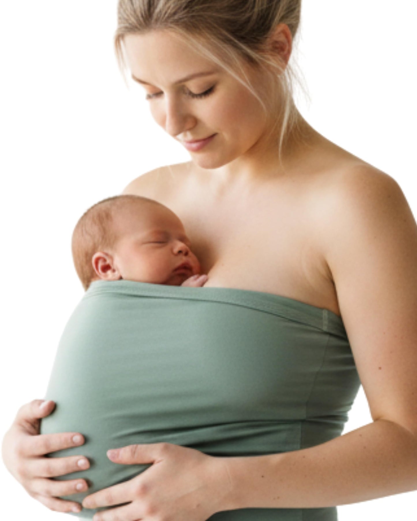 Bonding-Top für Neugeborene, S salbei