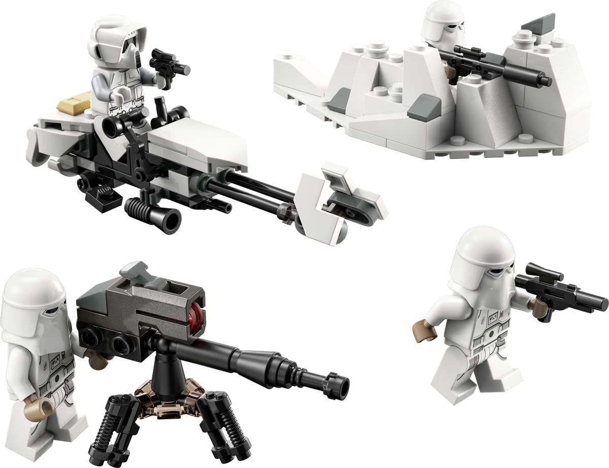 2er-Lego Set: Snowtrooper Battle Pack (75320) & "AT-ST" (30495)