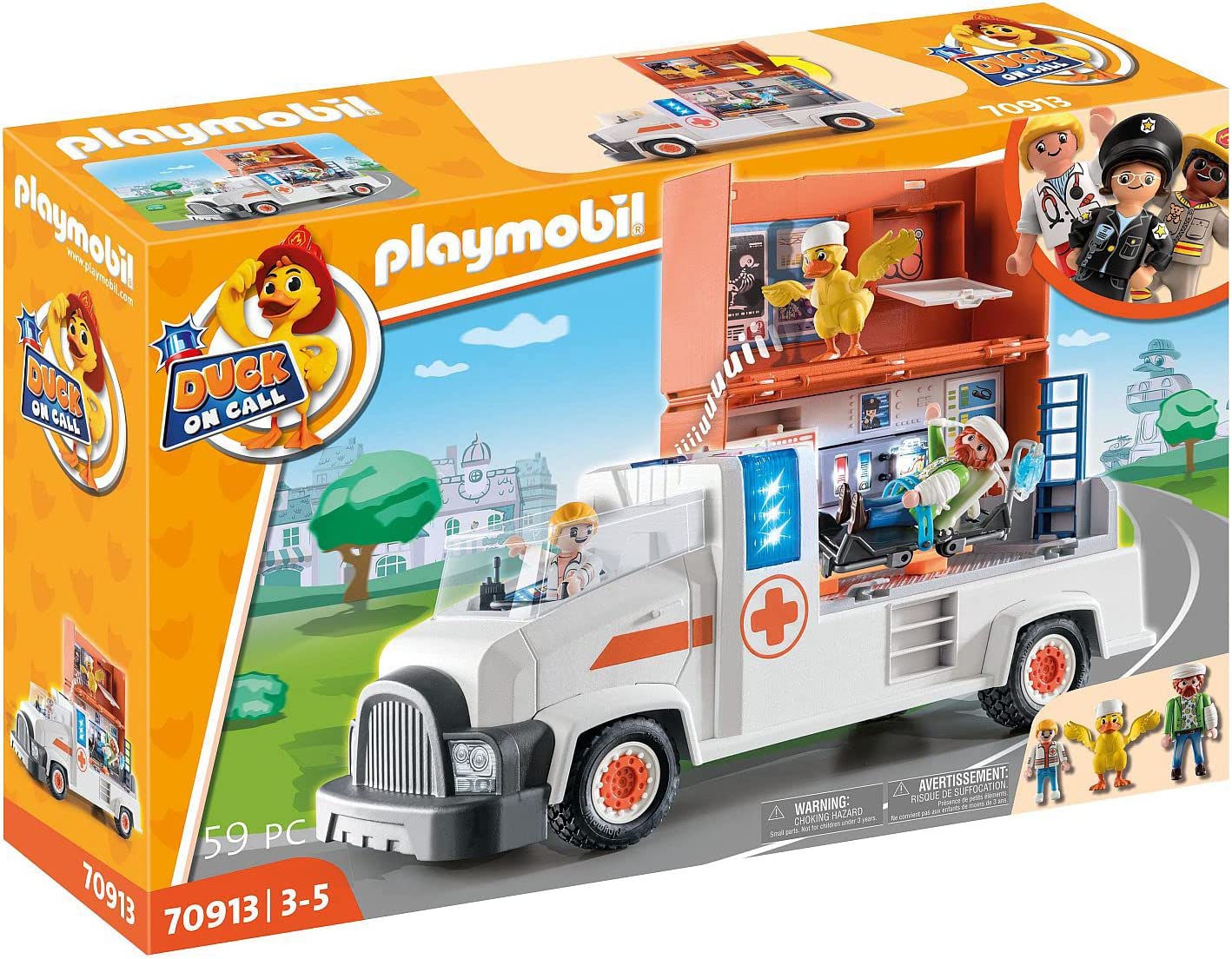 70913 DUCK ON CALL Notarzt Truck, Konstruktionsspielzeug