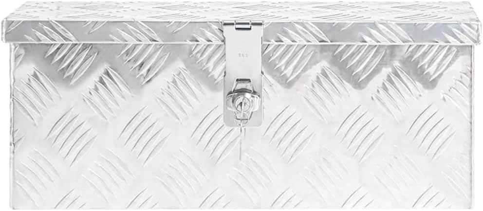 Aluminium Transportkoffer (50 x 15 x 20,5 cm), 50 x 15 x 20.5 cm Silber