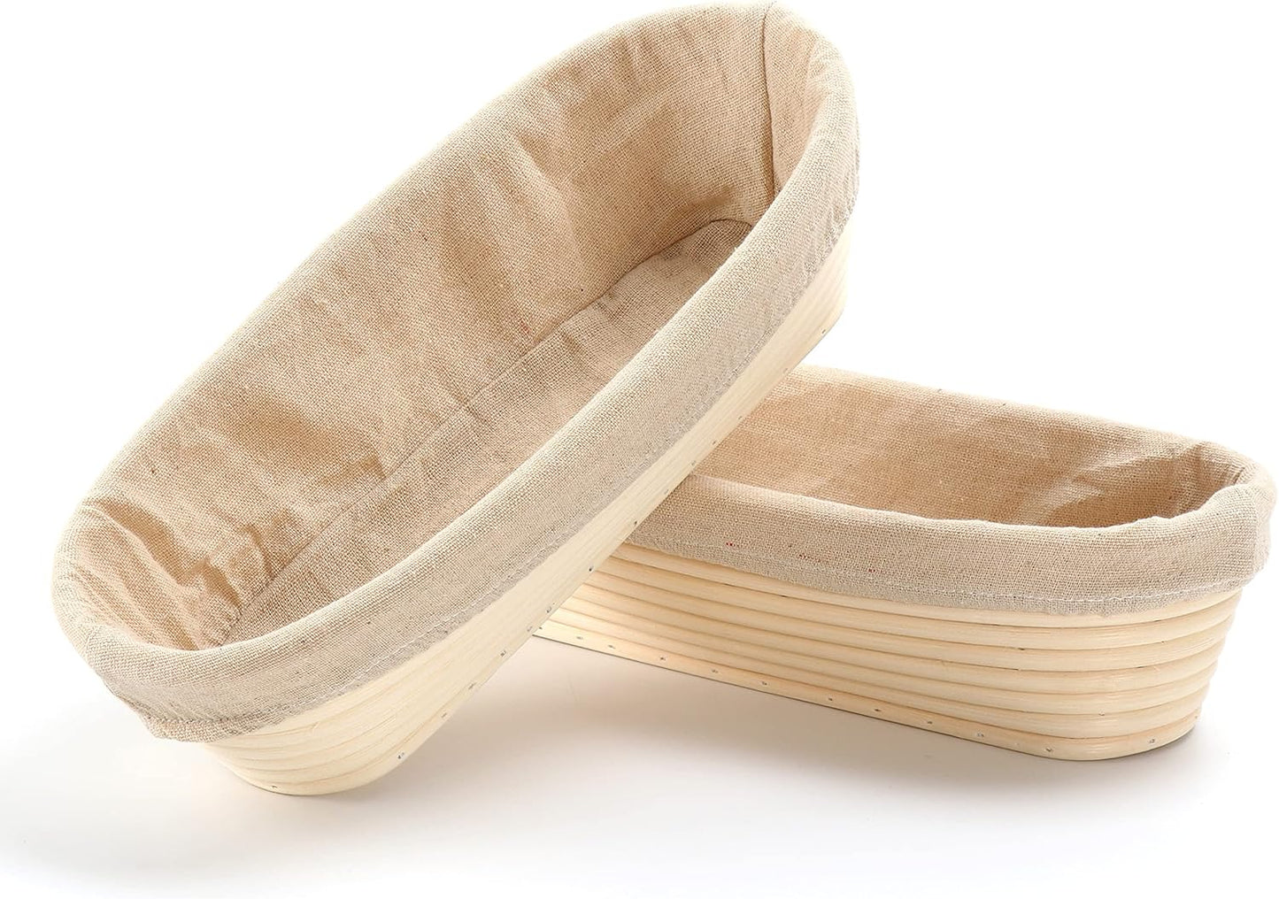 2er-Set Sauerteigkörbe aus Rattan, 29,5 cm