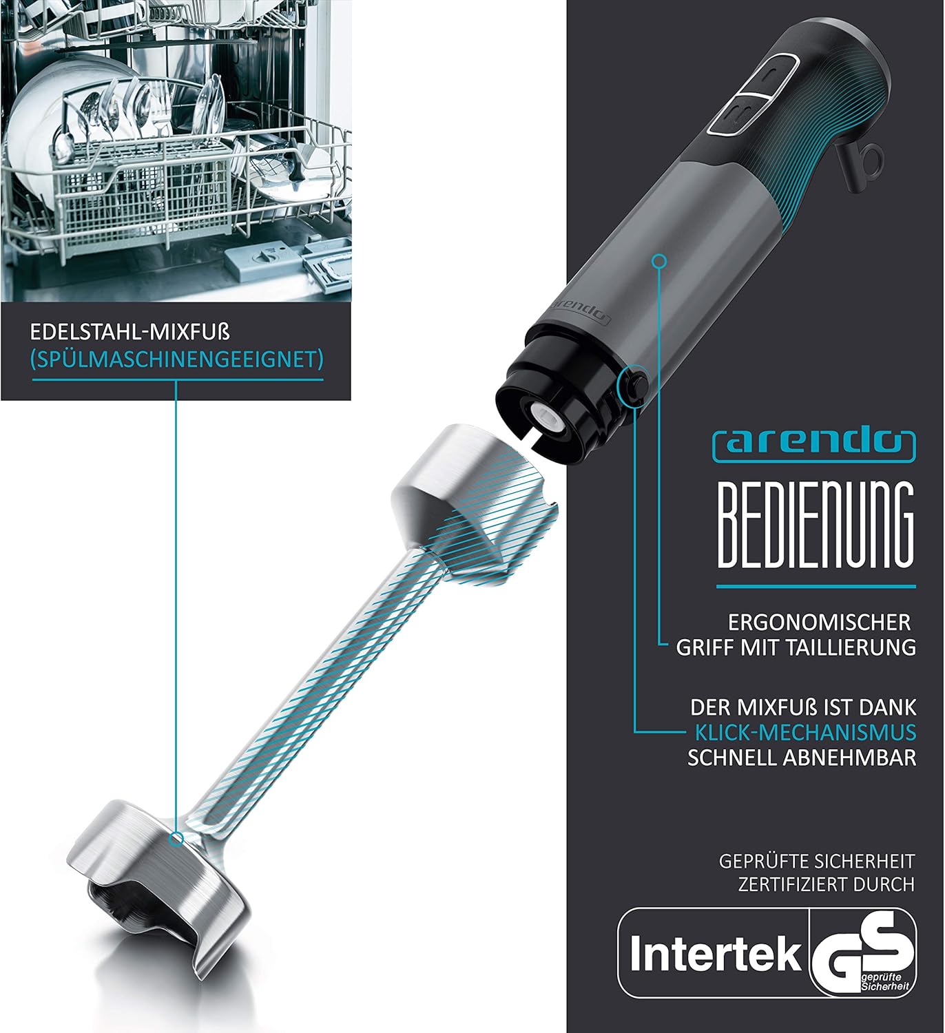 Stabmixer, B: Cool Grey