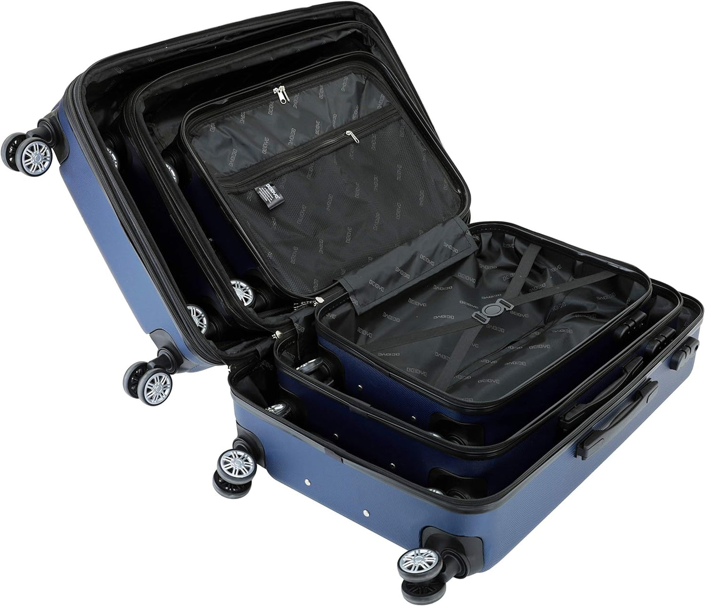 Reisekoffer Set, Dunkelblau