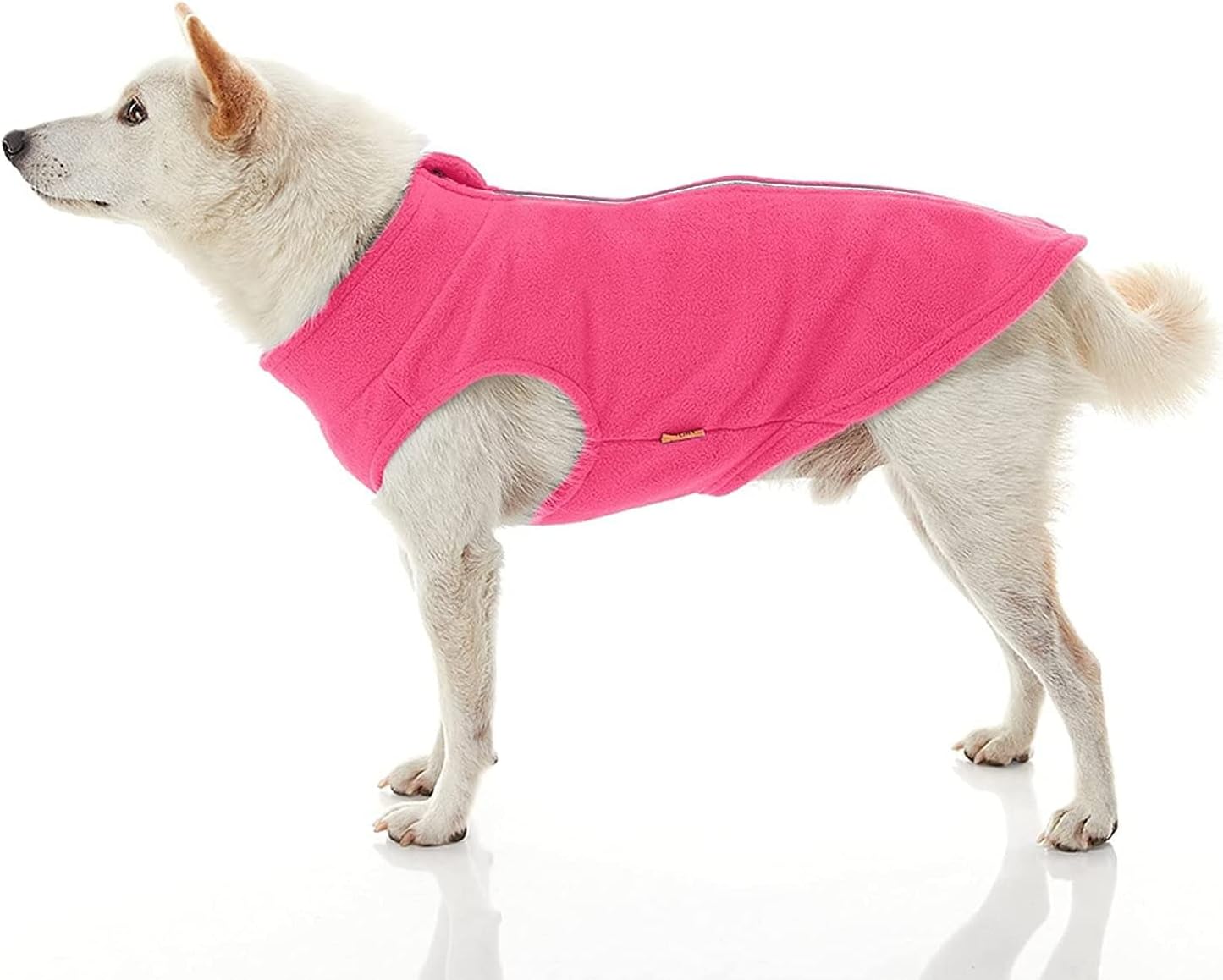 Hundepullover mit Reissverschluss, rose 3X-Large chest (~28")
