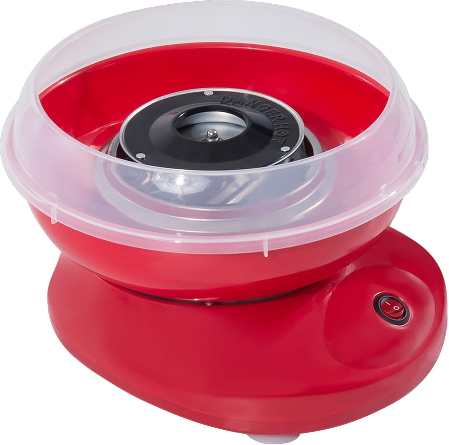 Zuckerwattemaschine für Kinder und Erwachsene, Rot
