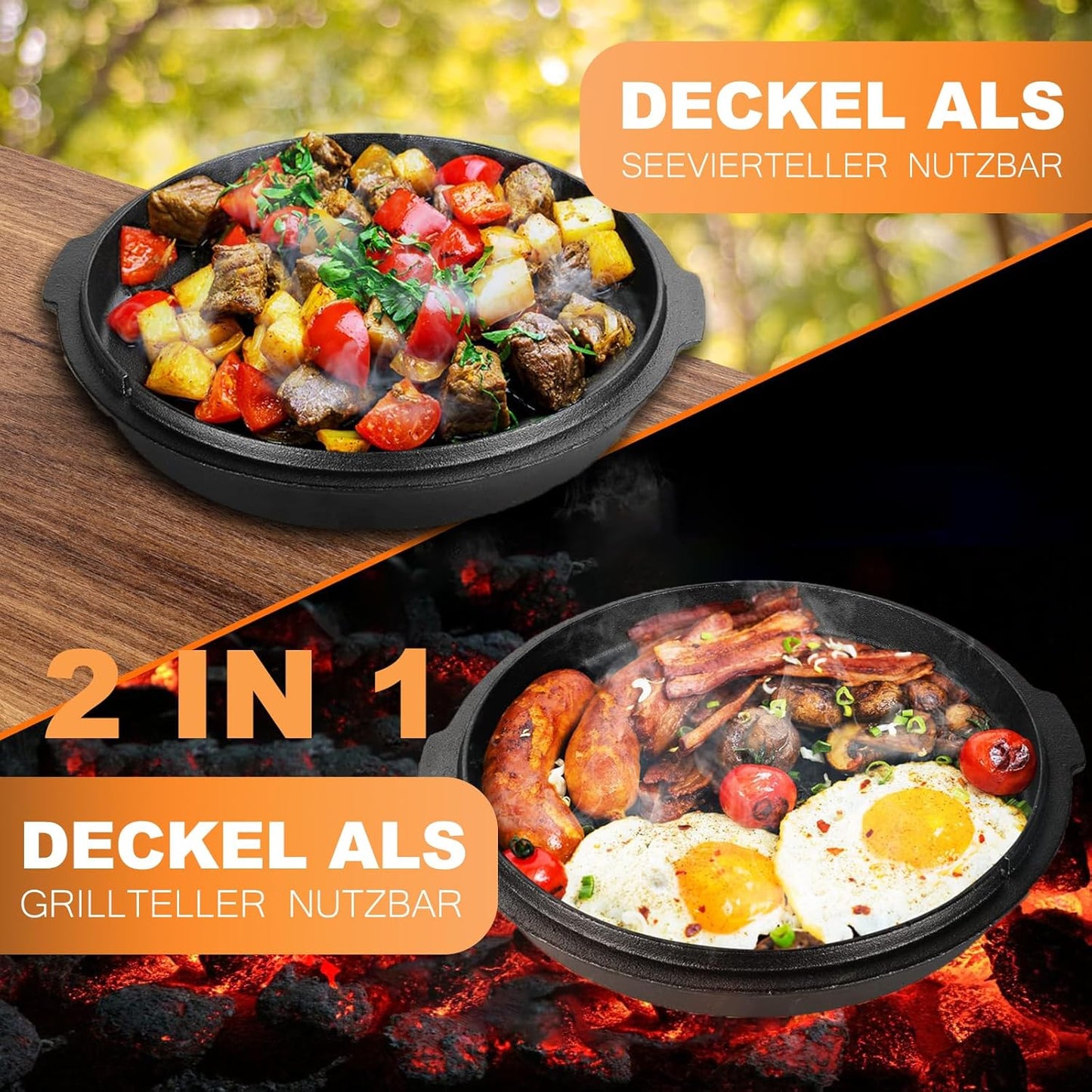 Dutch Oven mit Deckelheber, 9 Liter