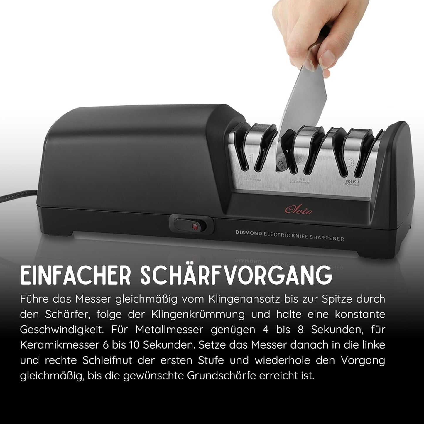 Elektrischer Messerschärfer