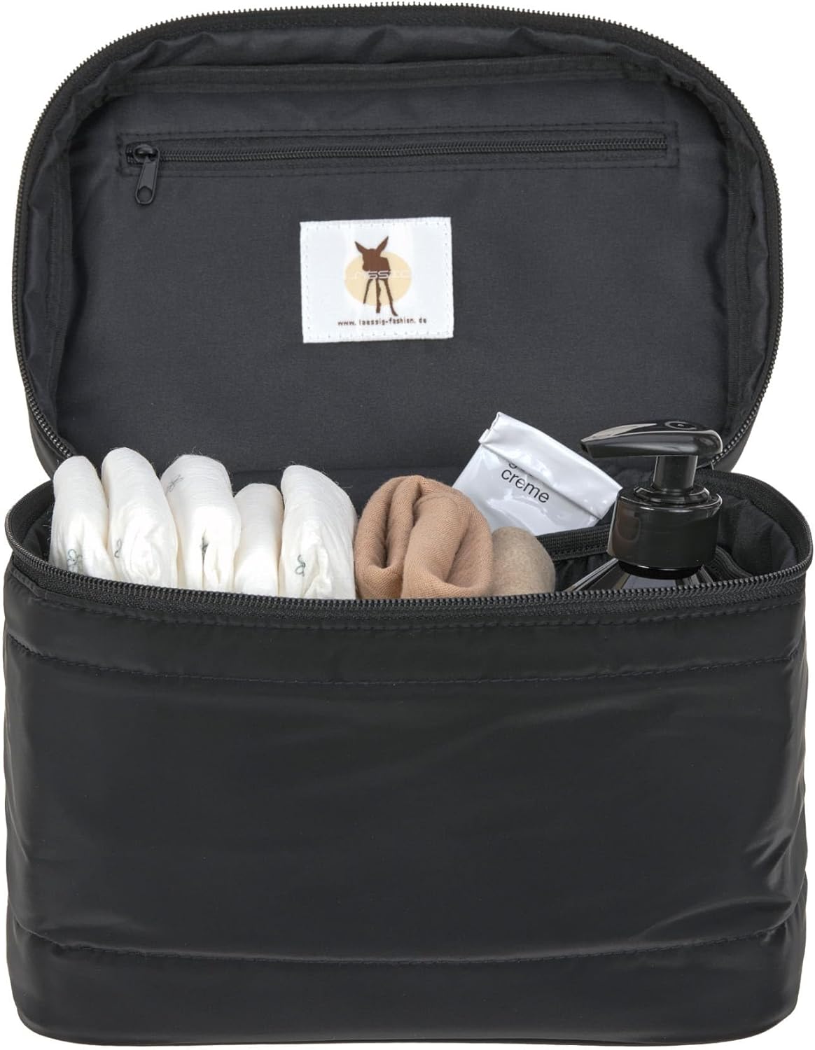 Wickeltasche Nursery Caddy To Go, Schwarz