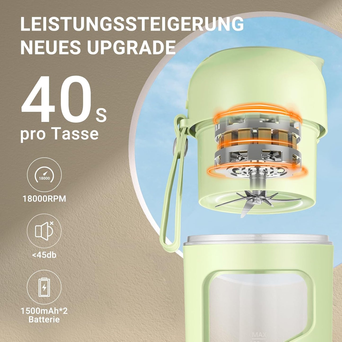 Tragbarer Mixer