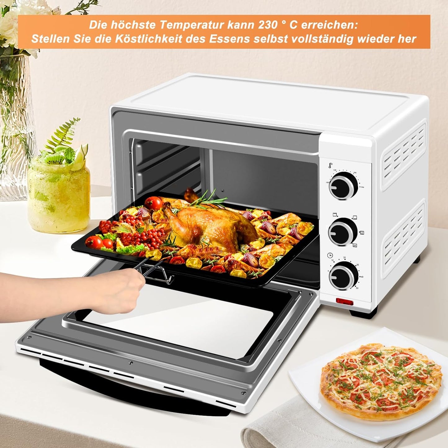 Minibackofen, Weiss