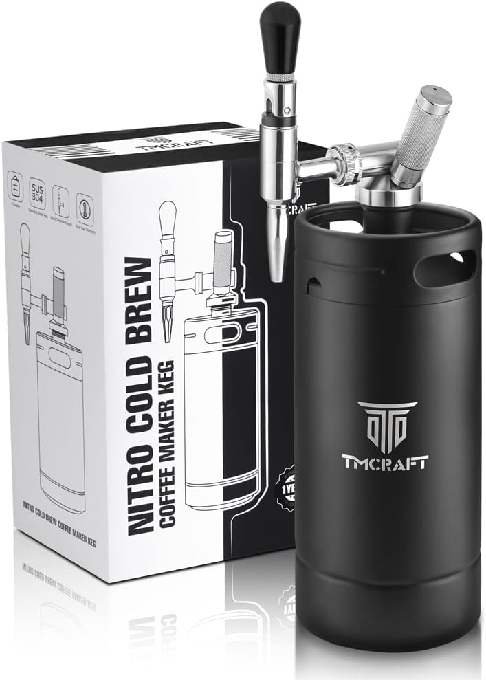 Nitro Cold Brew Kaffeemaschine mit Edelstahlhahn