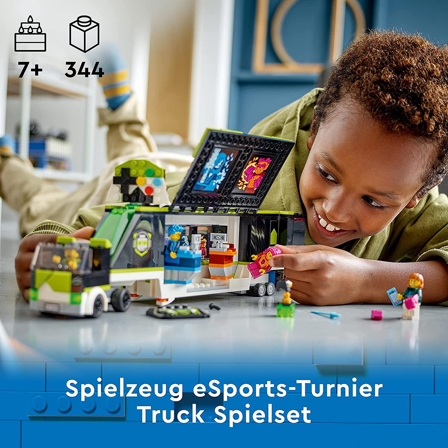 60388 City Gaming Turnier Truck, Konstruktionsspielzeug, Single