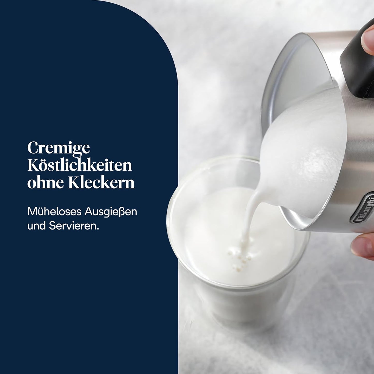 Milchaufschäumer LatteMix EMF3.M, Weiß Mit 3 Schäumstufen
