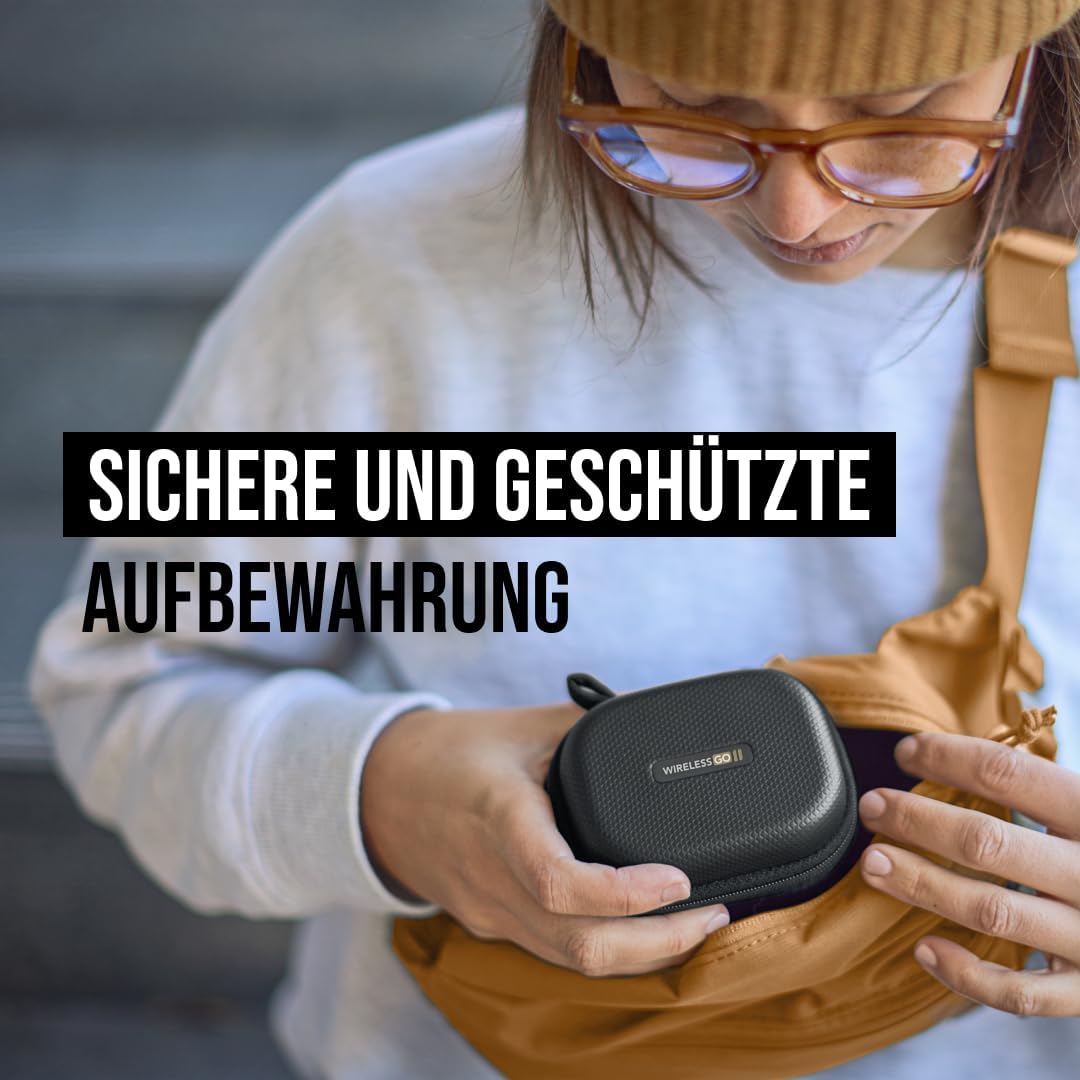 Wireless Go II Charging Case, Individuell Einfarbig