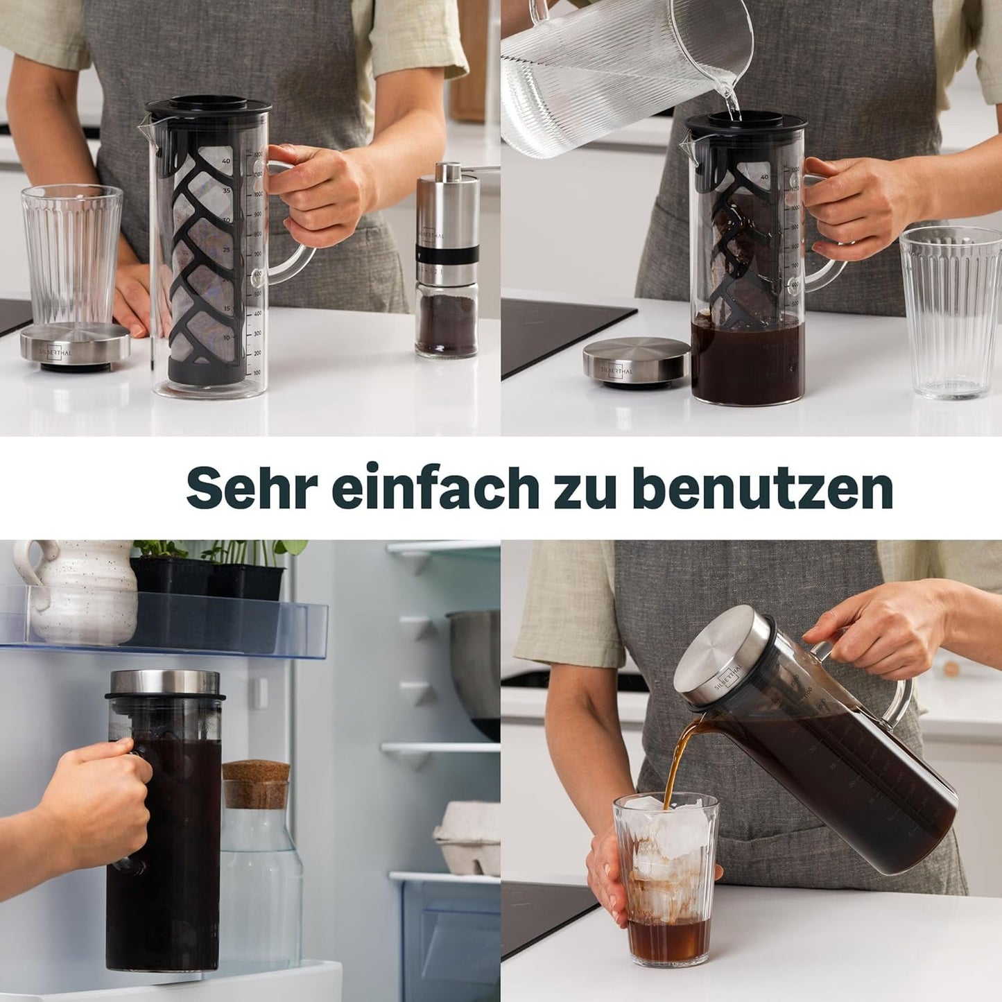 Kaffeemühle und Cold Brew Set, Cold Brew Set