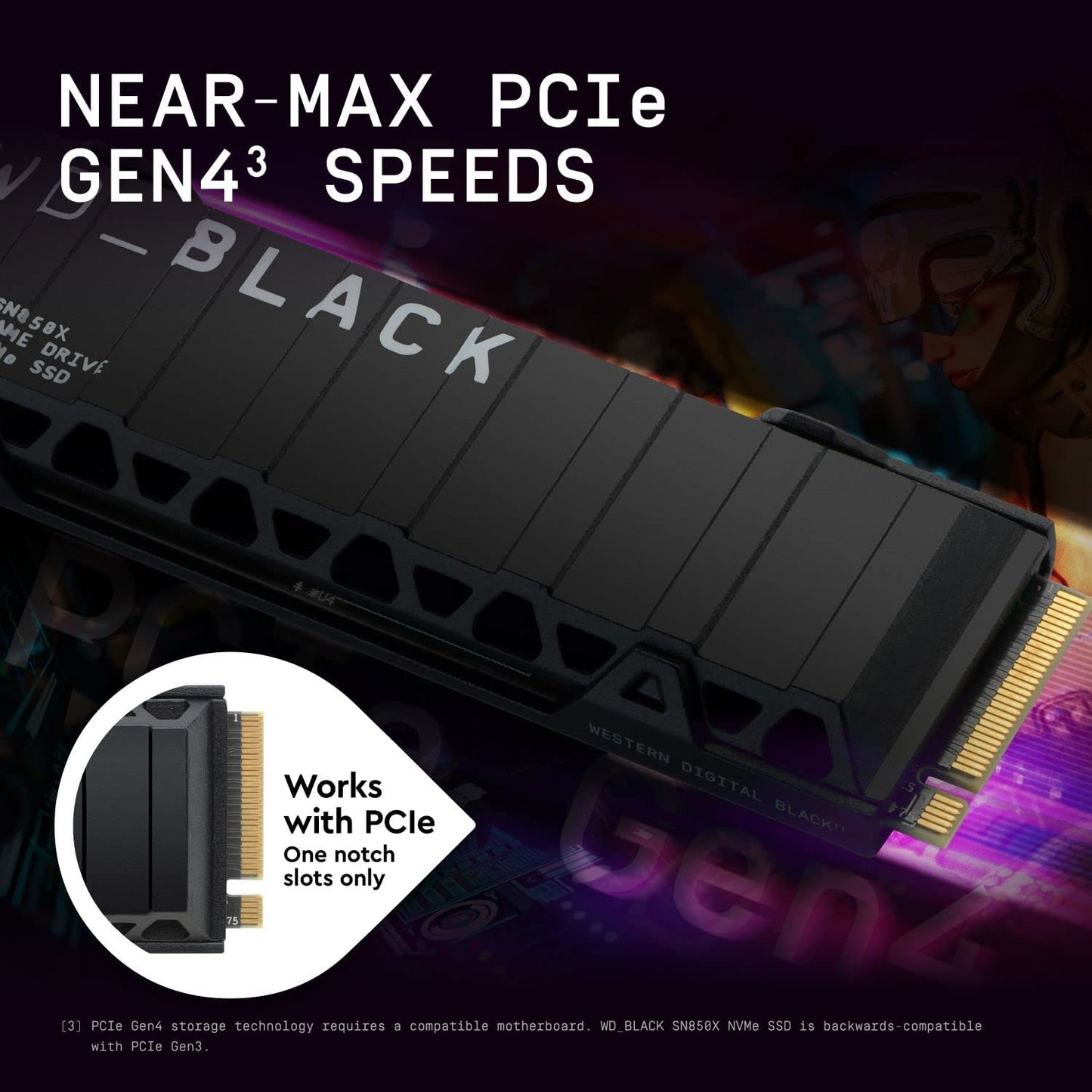 Black SN850X NVMe SSD 1 TB, 1 TB Heatsink SN850X