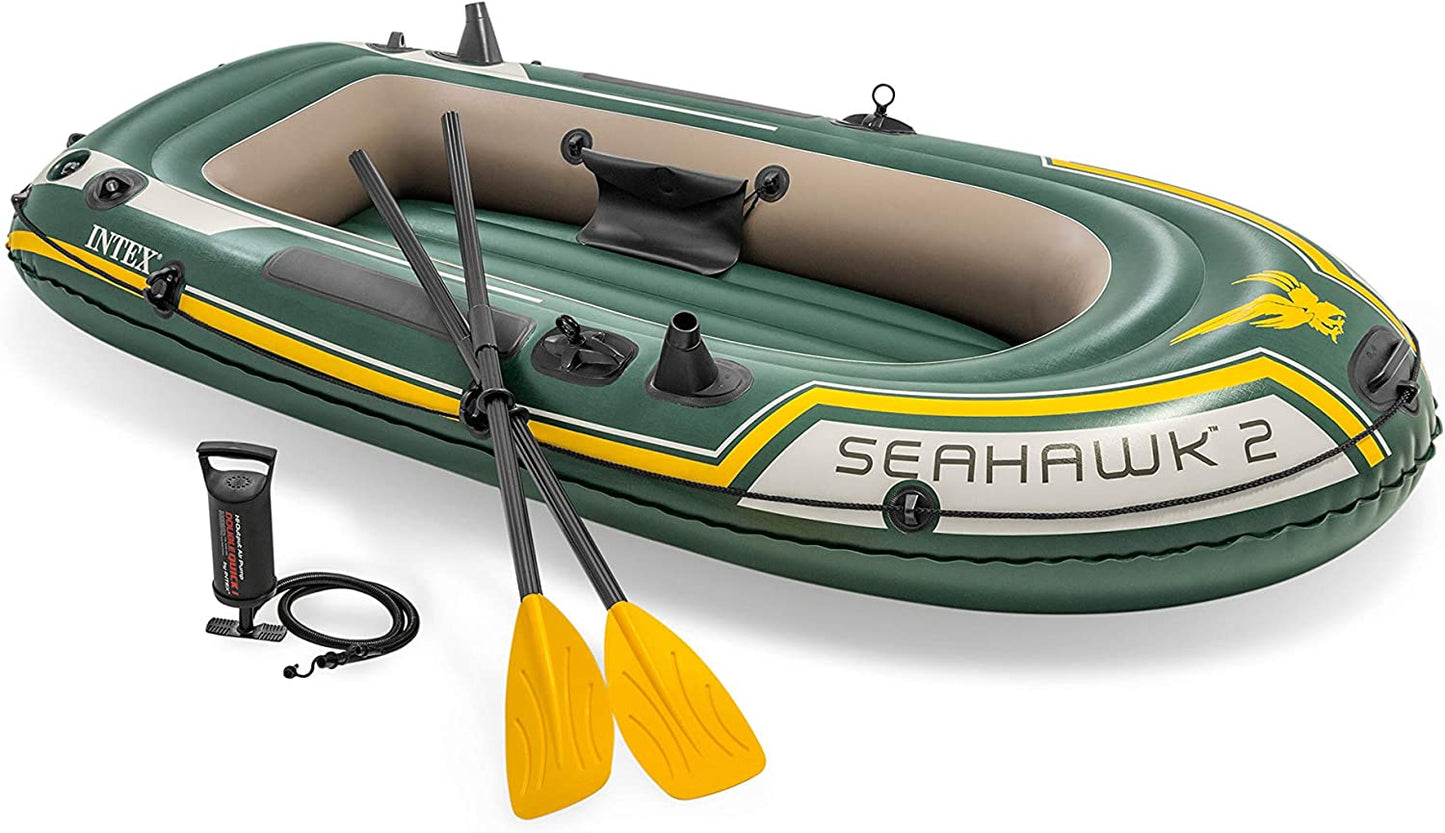Schlauchboot Seahawk 2, Set, 236 x 114 x 41 cm mit Rudern und Inflator Single
