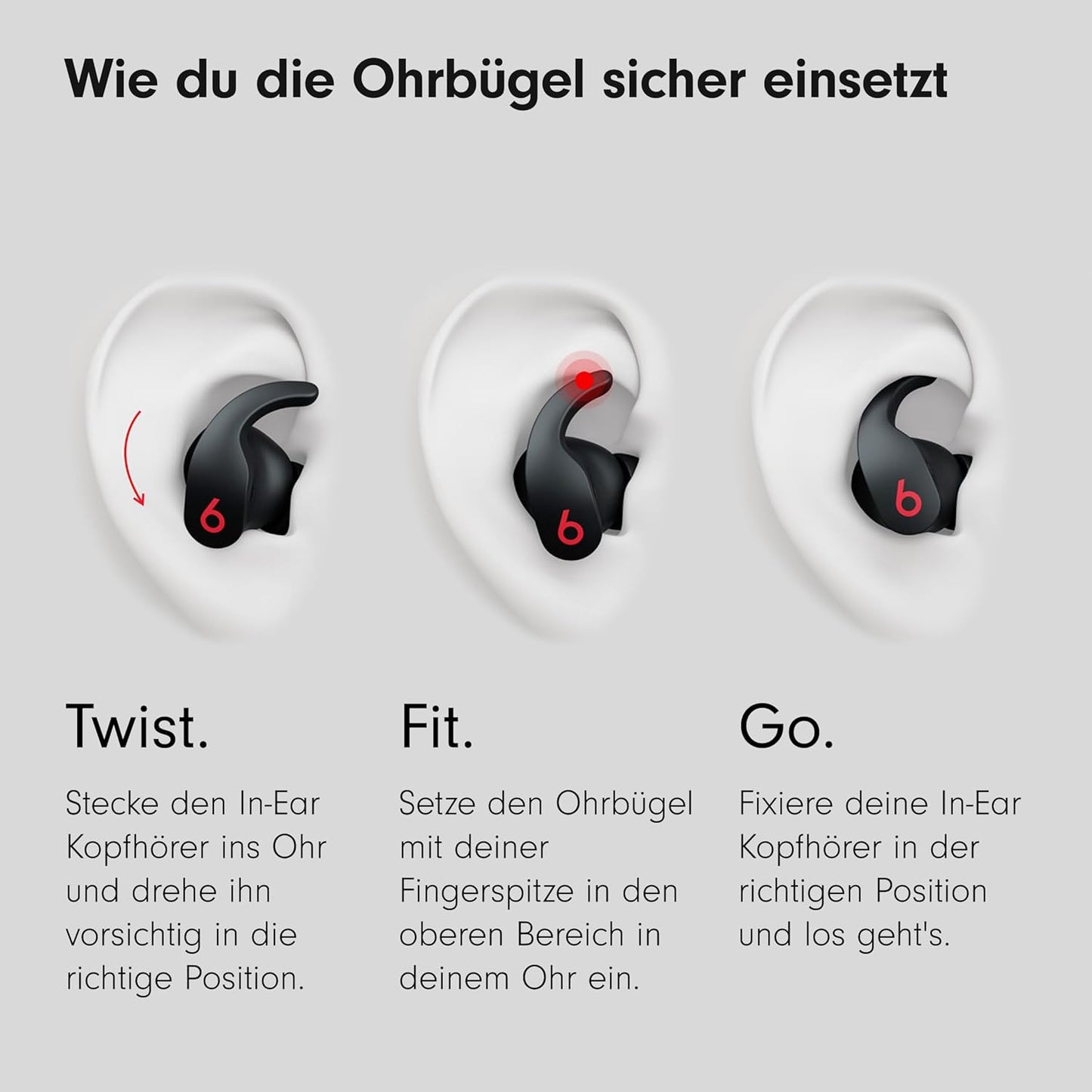 Fit Pro In-Ear Kopfhörer mit Noise-Cancelling, Weiß Fit Pro