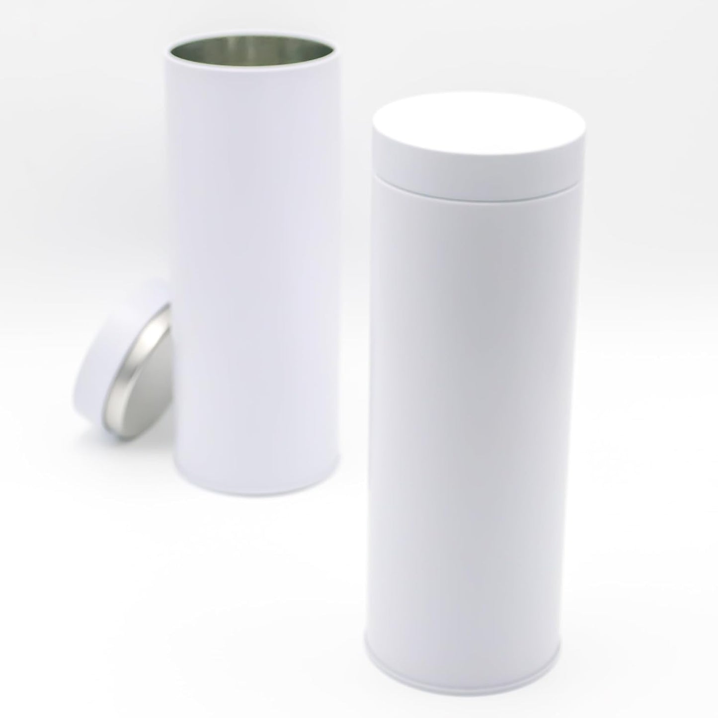 Aromadichte Kaffeepaddosen, 2 Stück für je 20 Pads, Weiss