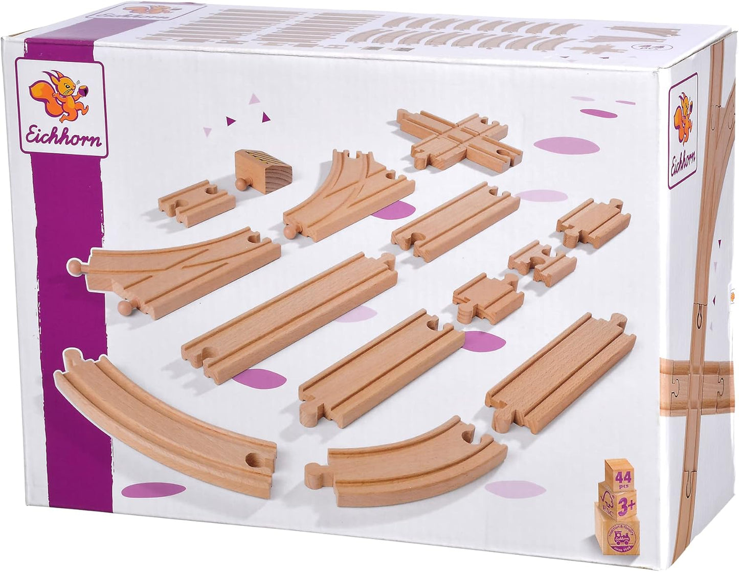EH Bahn, Grosses Schienensortiment, Schienenset 44 teilig