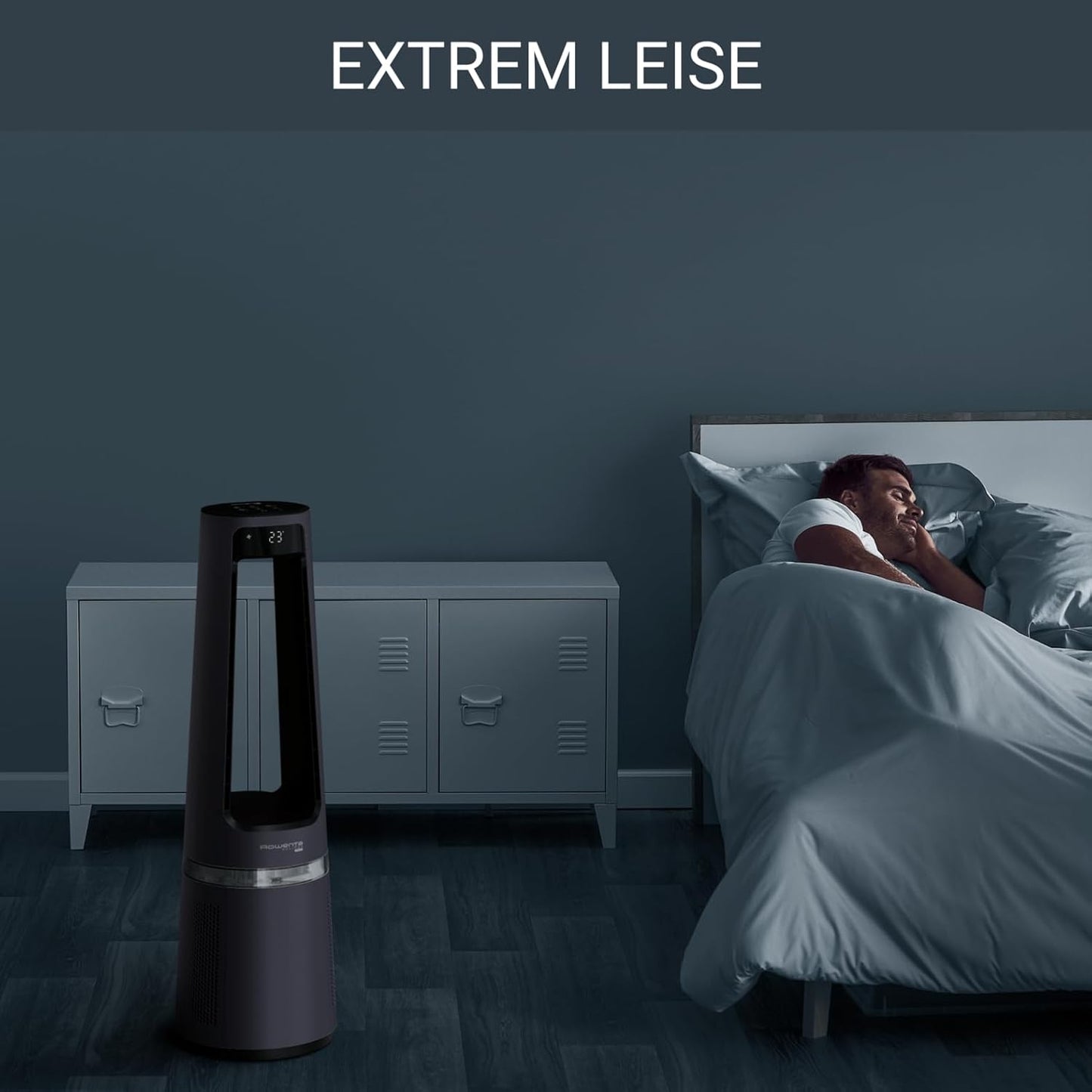 QU5062 Eclipse - 3-in-1 Turmventilator (Luftreiniger, Heizlüfter & Ventilator), 3-in-1 Ventilator, Luftreiniger, Heizen