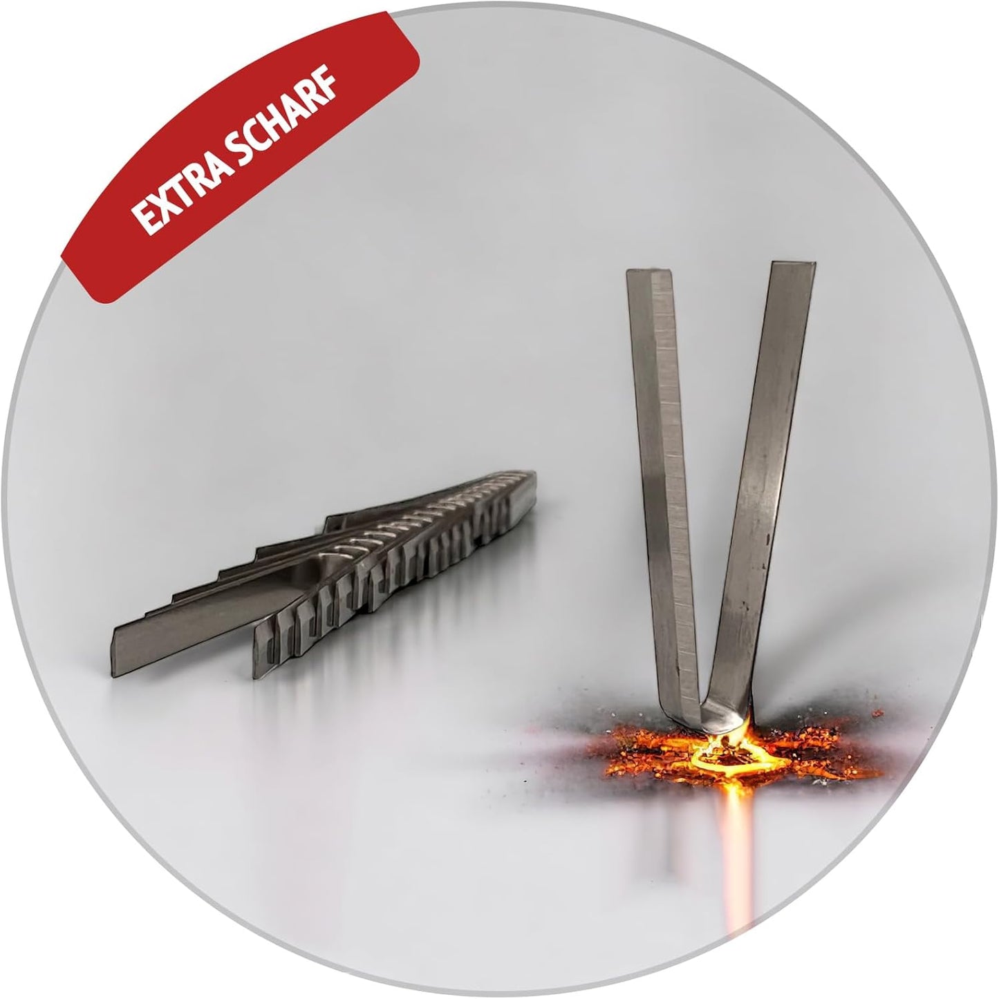 20x Schneidemesser für Reifen-Profilschneidegeräte - W-FIX 1, W1 (3-4 mm)