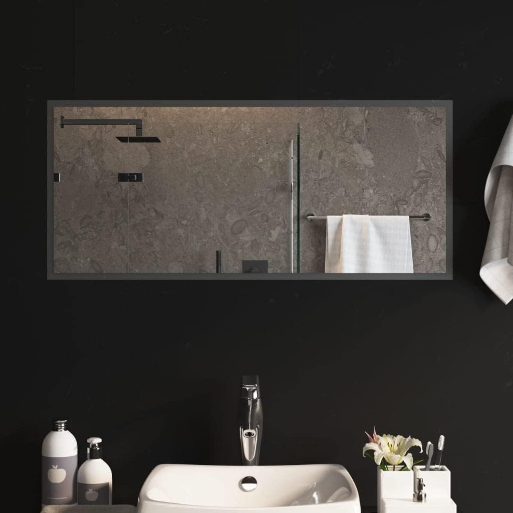 Badezimmerspiegel mit LED-Beleuchtung, 40 x 90 cm