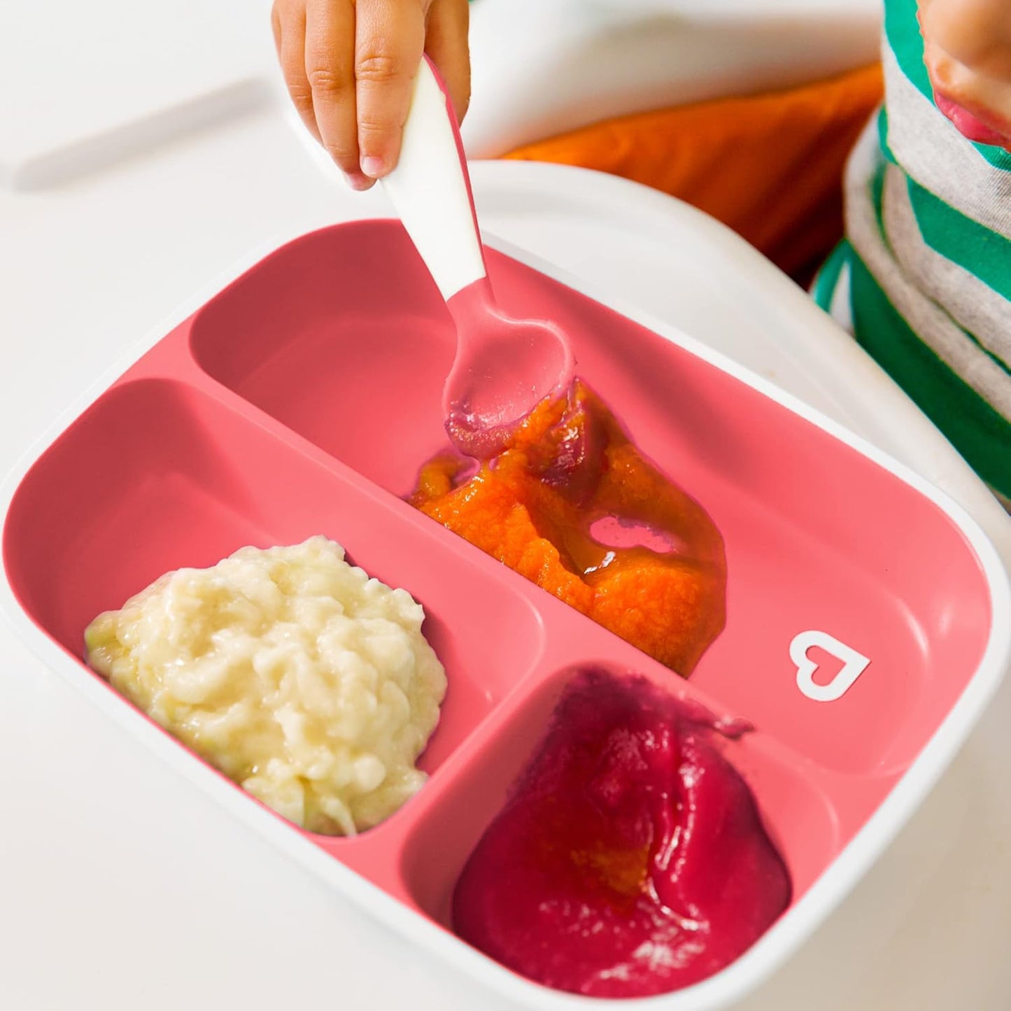 Splash Essensset für Kleinkinder, Splash Dining Set, Pink