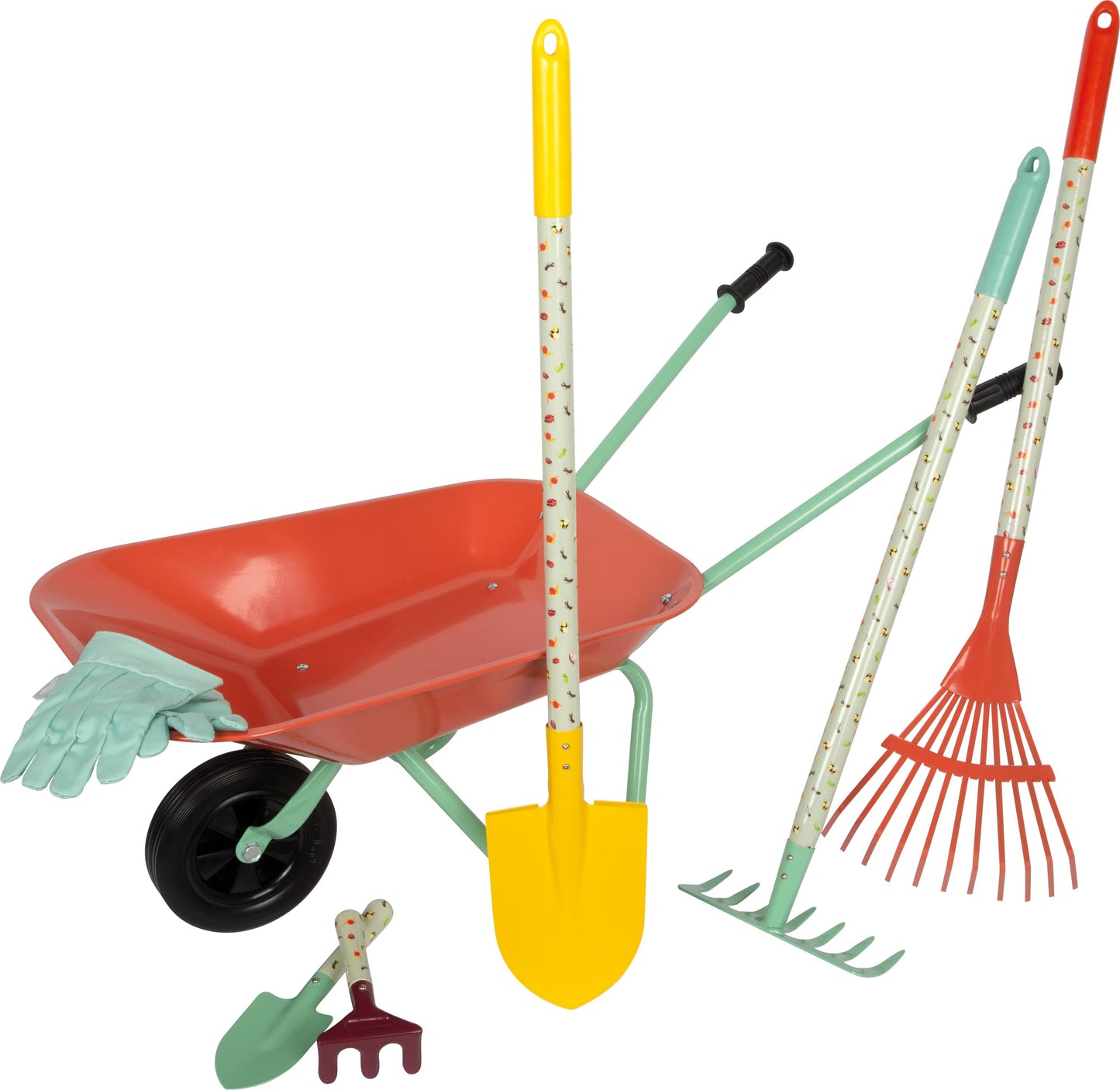 Grosses Gartenset mit Schubkarre Tiny Garden