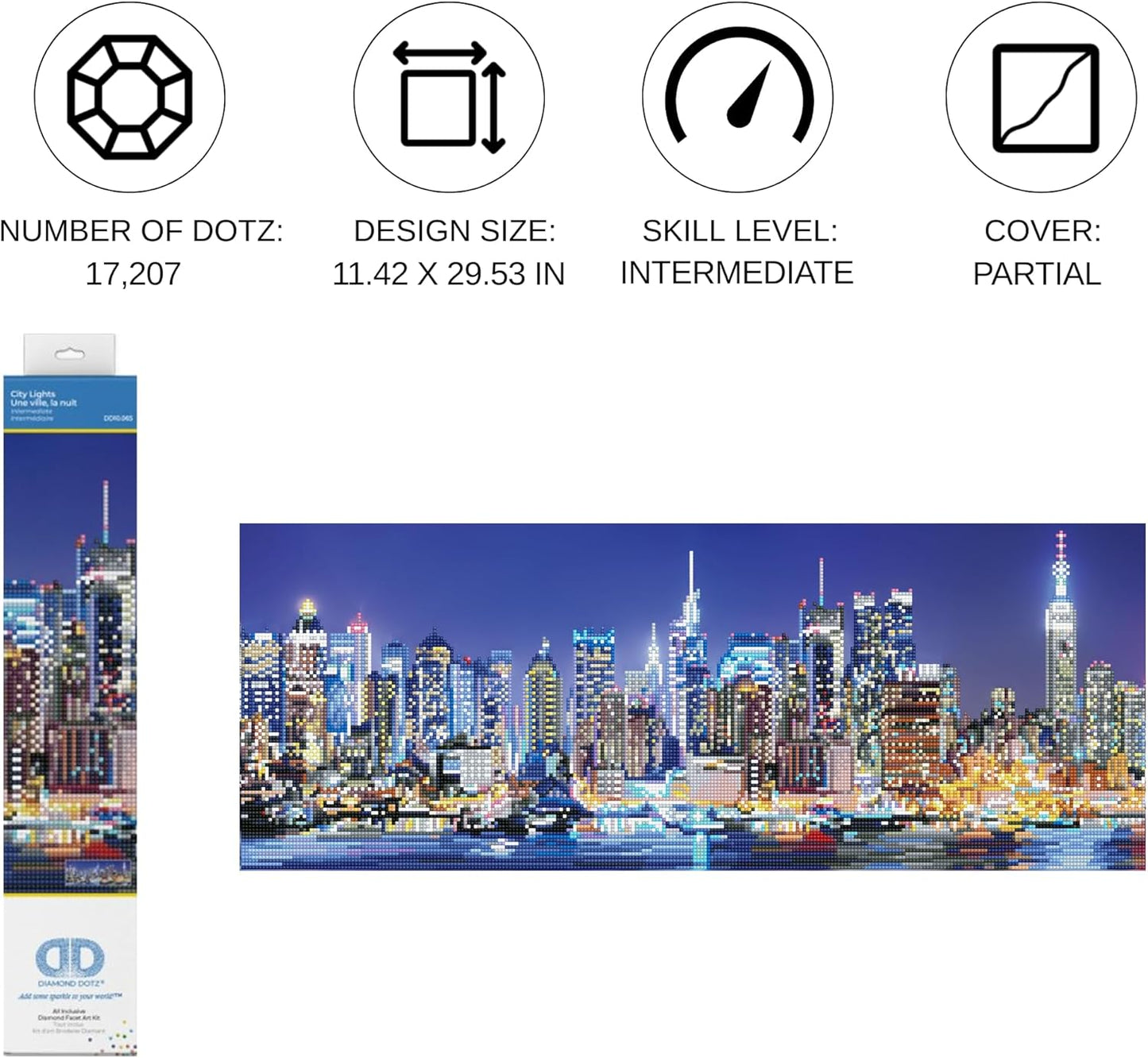 Diamond Painting Skyline