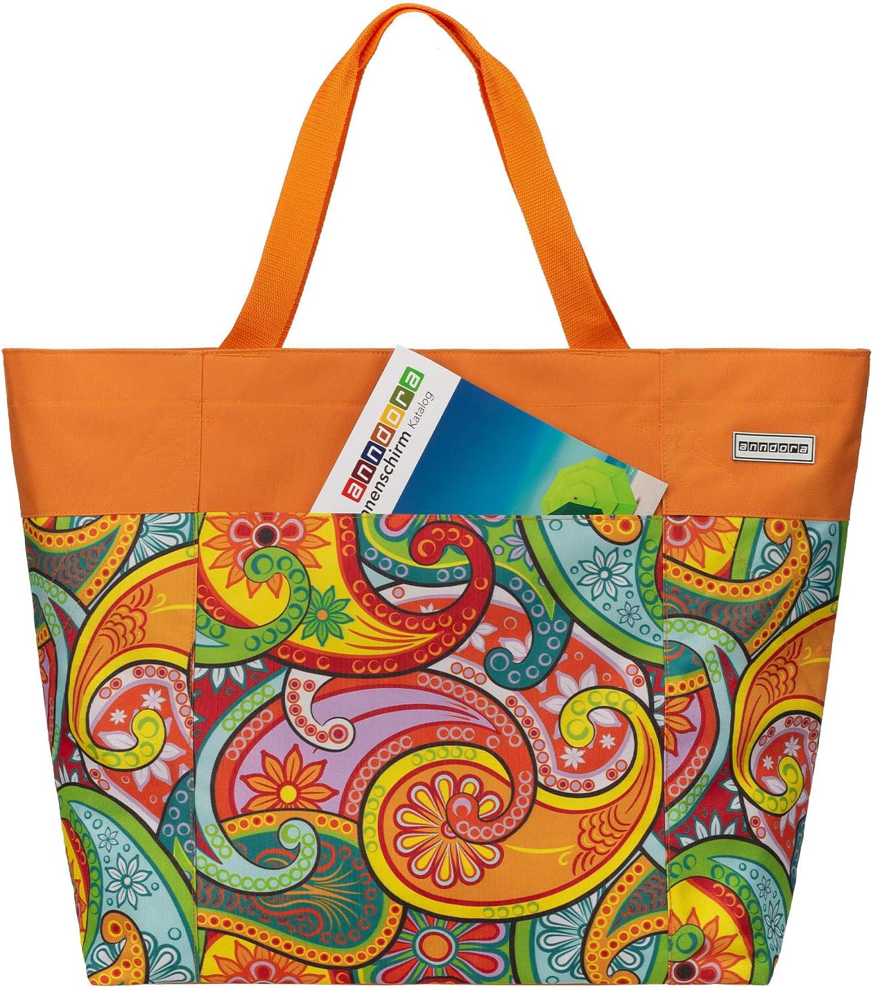 Strandtasche, Paisley Orange