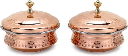 2-teiliges Servierschalen-Set für Curry, Biryani & Beilagen, No: 1 (15 cm)