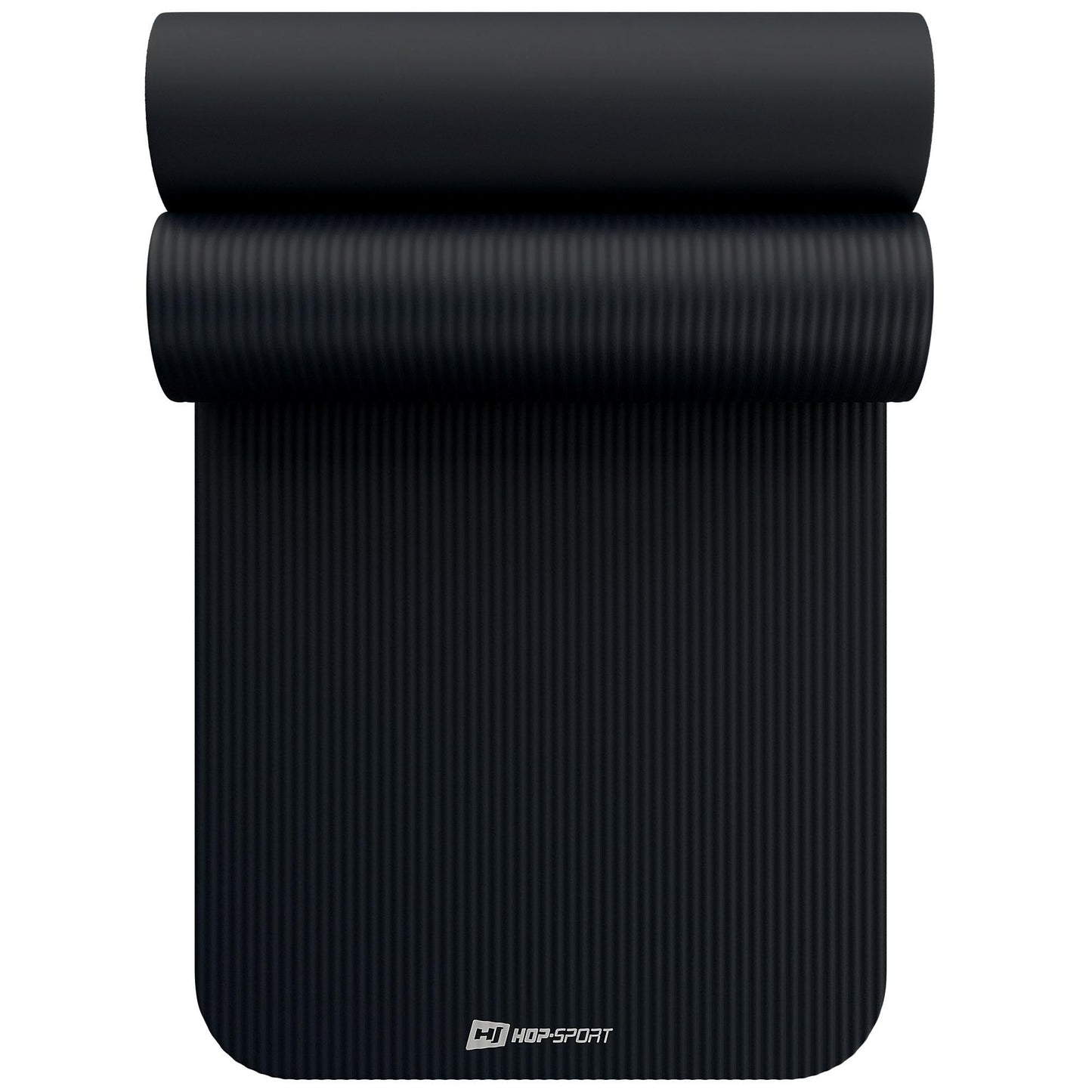 Gymnastikmatte 190 x 60 cm - rutschfest & gelenkschonend, BLACK